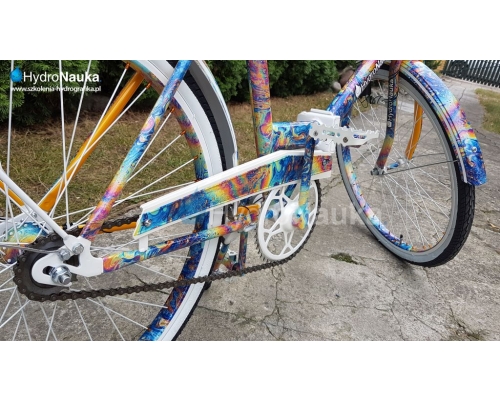 Folia do hydrografiki grafika kolor rower